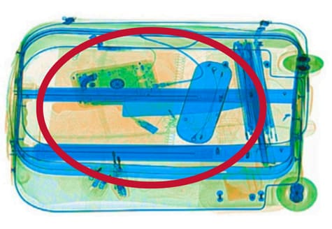 TSA CBT Test X-ray knives sample question 1 answer
