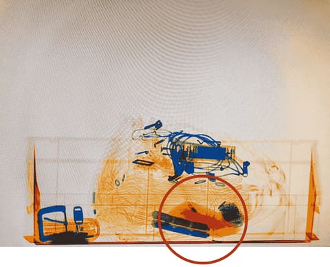TSA CBT Test X-ray explosive sample question 2 answer