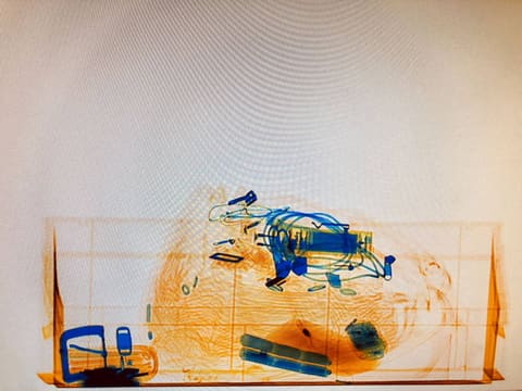TSA CBT Test X-ray explosive sample question 2