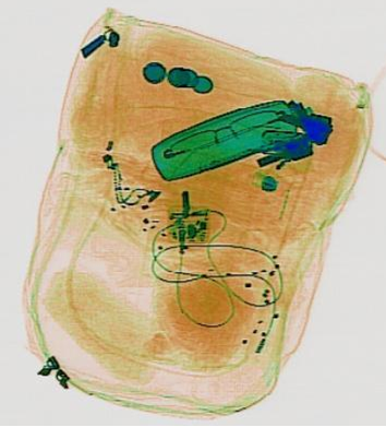 TSA CBT Test X-ray explosive sample question 3