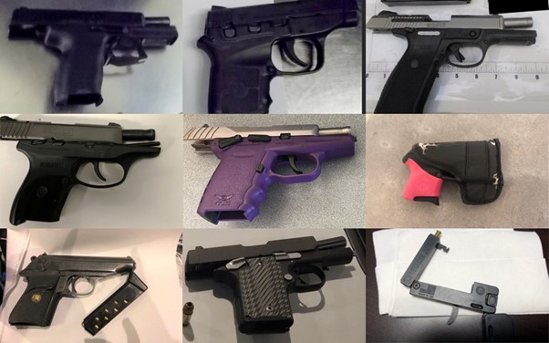 Real-life picture of toy gun, air soft gun, BB gun and pellet gun (example)