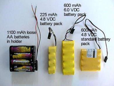 TSA CBT Test X-ray: example of batteries used as energy suppliers in IEDs