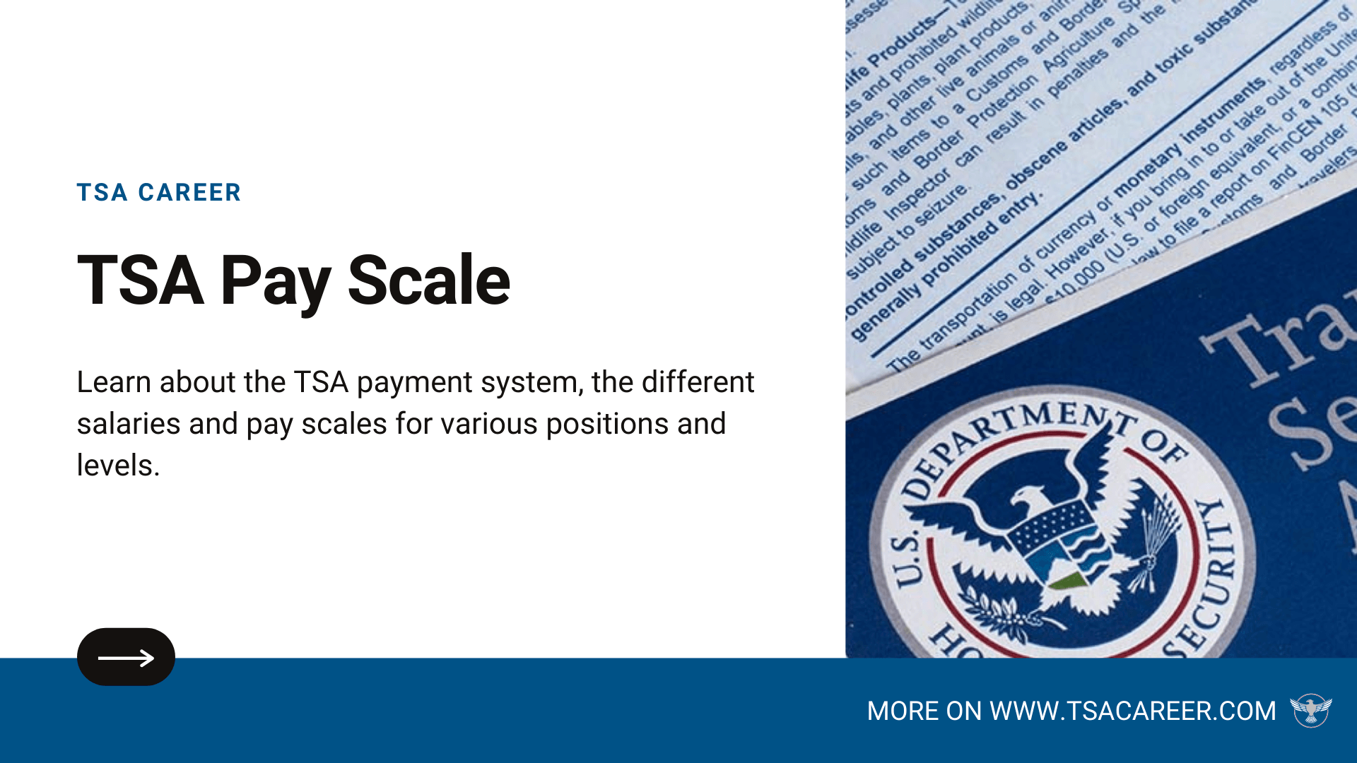 TSA Pay Scale, Locality Pays for 2021 TSA Career